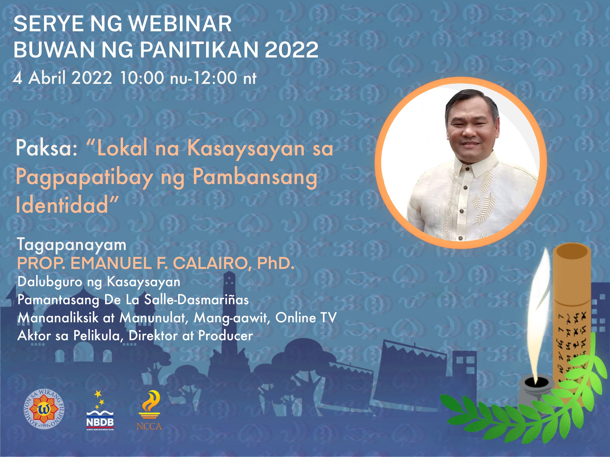 SERYE NG WEBINAR NG KWF, TAMPOK SA BUWAN NG PANITIKAN 2022! - The POST